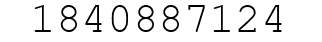 Number 1840887124.