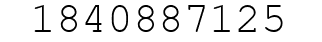 Number 1840887125.