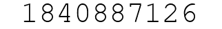 Number 1840887126.
