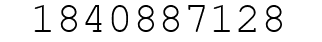 Number 1840887128.