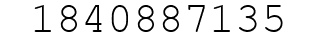 Number 1840887135.