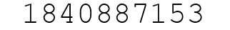 Number 1840887153.