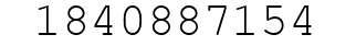 Number 1840887154.