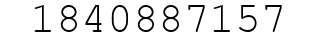 Number 1840887157.
