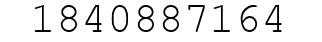 Number 1840887164.