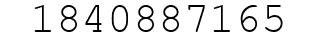 Number 1840887165.