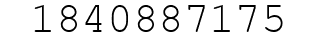 Number 1840887175.