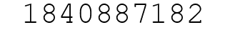Number 1840887182.