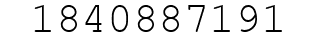 Number 1840887191.