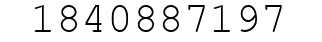 Number 1840887197.