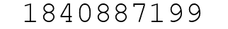 Number 1840887199.