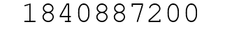 Number 1840887200.