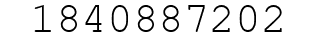 Number 1840887202.