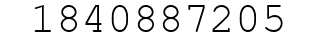Number 1840887205.