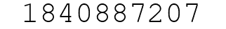 Number 1840887207.