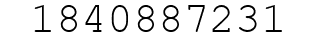 Number 1840887231.