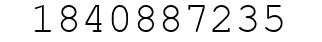 Number 1840887235.