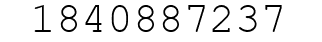 Number 1840887237.