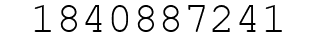 Number 1840887241.