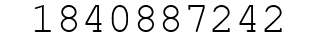 Number 1840887242.
