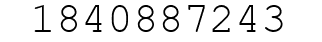 Number 1840887243.