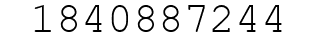 Number 1840887244.