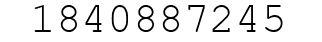 Number 1840887245.
