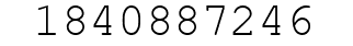Number 1840887246.
