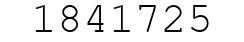 Number 1841725.