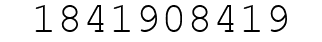 Number 1841908419.