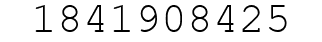 Number 1841908425.