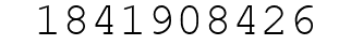 Number 1841908426.