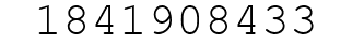 Number 1841908433.
