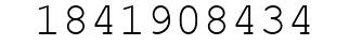 Number 1841908434.