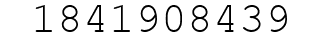 Number 1841908439.