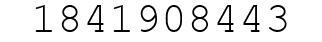 Number 1841908443.