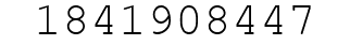 Number 1841908447.