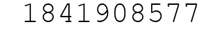 Number 1841908577.