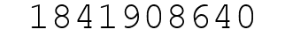 Number 1841908640.
