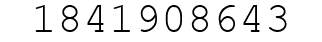Number 1841908643.