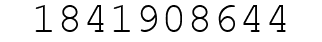 Number 1841908644.