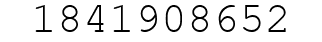 Number 1841908652.