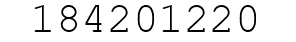 Number 184201220.