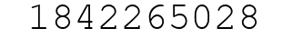 Number 1842265028.