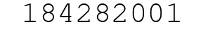 Number 184282001.