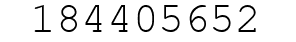 Number 184405652.