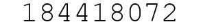 Number 184418072.