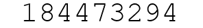 Number 184473294.