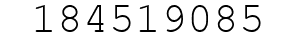 Number 184519085.