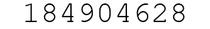 Number 184904628.